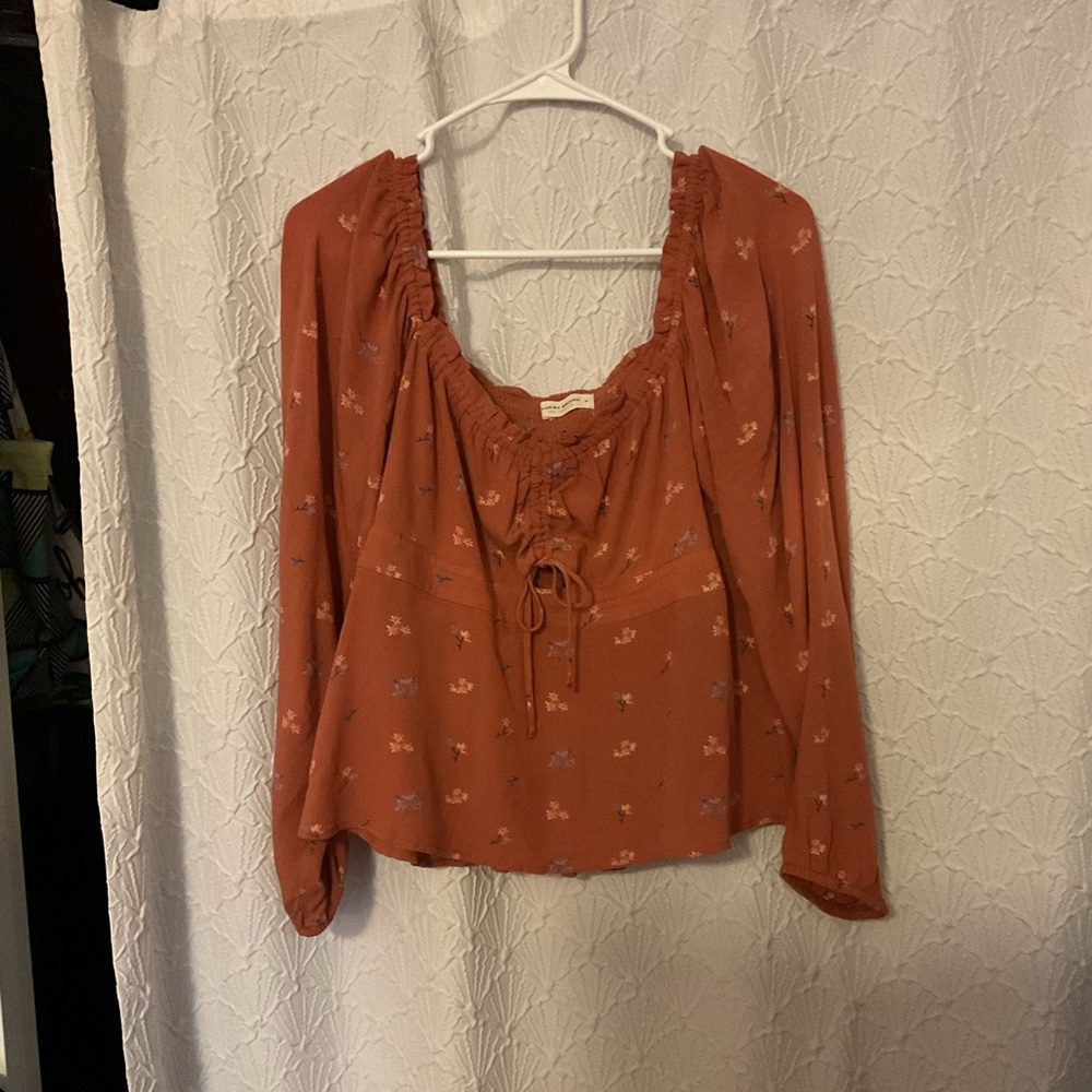 Lucky Brand pheasant style summer top